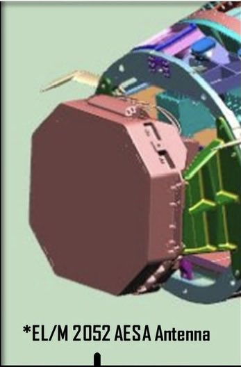 Flanker30MKI's tweet photo. Tejas Mk1A’s EL/M-2052 Array placement bracket https://t.co/WyWrRuSuqy