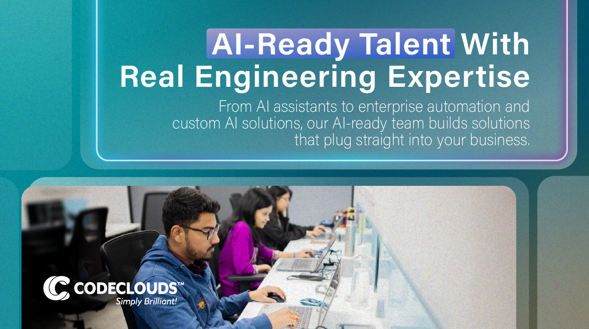 codeclouds's tweet photo. Our engineers are AI experts ready to implement nearly any custom AI solution you need without cutting corners on quality and reliability.
Visit us at - https://t.co/WChOQoeuoG
#AIExperts #SmartSolutions #FutureIsAI https://t.co/OFlO9FuxeC