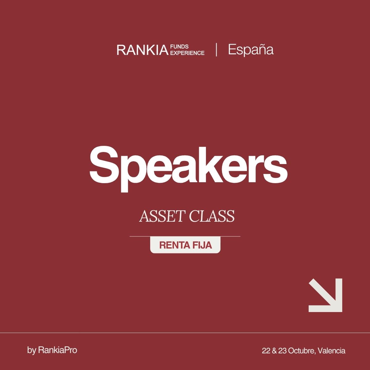RankiaPro's tweet photo. 📈 Renta Fija en 2026: elegir bien marca la diferencia.

Gestoras presentes: @infobuyandhold , @JupiterAM_UK, @LazardAsset, @Mirabaud_AM  

🗓️ 22-23 oct — Valencia
👉Reserva tu plaza aquí:  https://t.co/06bP0opFjx

#RentaFija #FundsExperience #RankiaPro https://t.co/4DvDcpyXAf