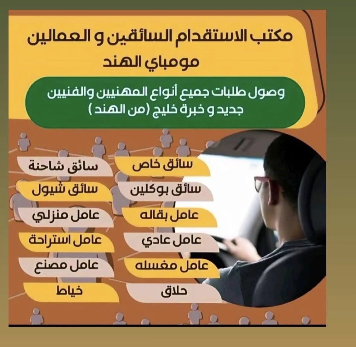 Msayidkhan2's tweet photo. مكتب استقدام. الهند. 
لتواصل.  ٠٠٩١٩٨٣٣١٠٨١٠١ https://t.co/DIw2ckYFA5