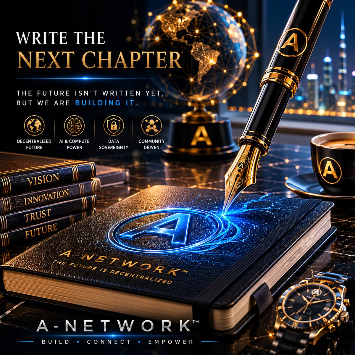 Tehseen_024's tweet photo. The future isn't written—it’s created by those bold enough to build it.

Every innovation begins as an idea. Every revolution starts with a single vision.

 A-Network™ is writing the next chapter of decentralization . 

#ANetwork #ANET #wANET 
@BaskaranBBV @Crypmatrx  @Jawad0008 https://t.co/y55EPhVeyh
