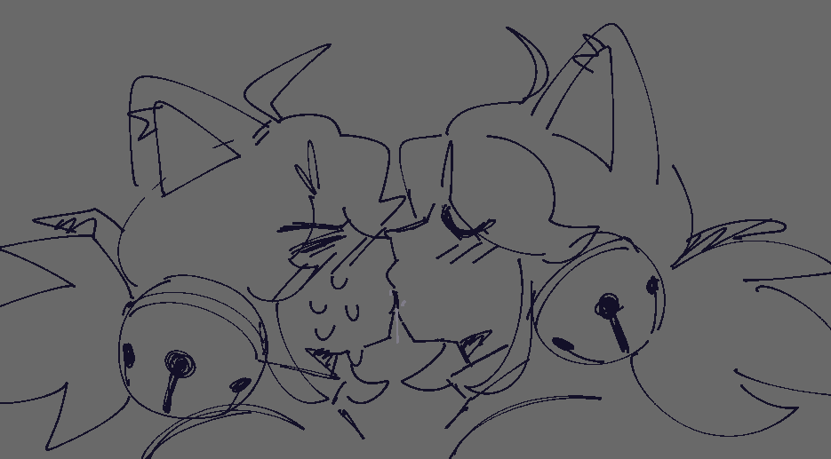 whoachestobe's tweet photo. got pissed off at sonic anatomy so i drew mewmew and maddie making out to make myself feel better https://t.co/ZoCasLYvXp