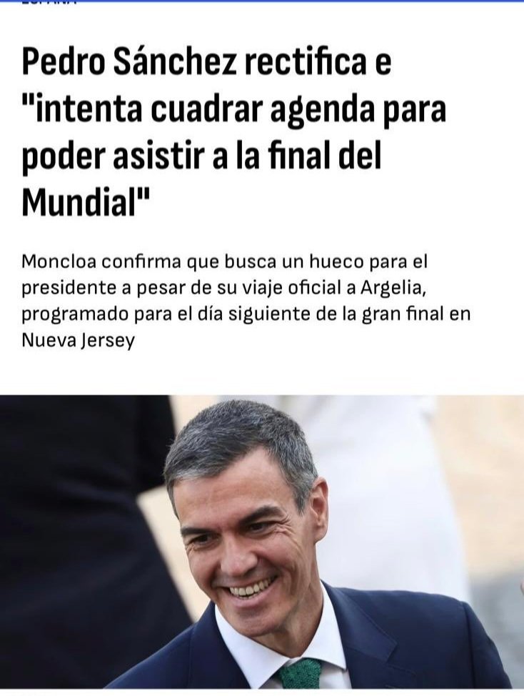 RealVitto's tweet photo. +5000M de espectadores en todo el mundo...
Enfocan a Donaldo, Milei y Sánchez en el palco...
Sale esa imagen por el videomarcador del estadio...
Las gradas al unísono...
"Pedro Sánchez, hijo de puta".
#ORGASMICO https://t.co/C4d9Yp3DMU