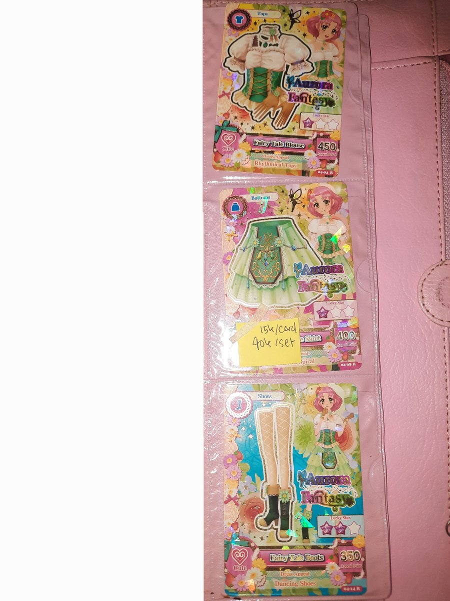 pinkmatchei's tweet photo. #wts kartu aikatsu ori cute type, premium, cp, rare, normal cards. Ichigo, sakura, maria.
⚠️⚠️ Baca slide pertama di atas ya for more information 🙏
Beli 7 kartu, gratis biaya packing.
#warungaikatsu https://t.co/LJ32Rw8r1A