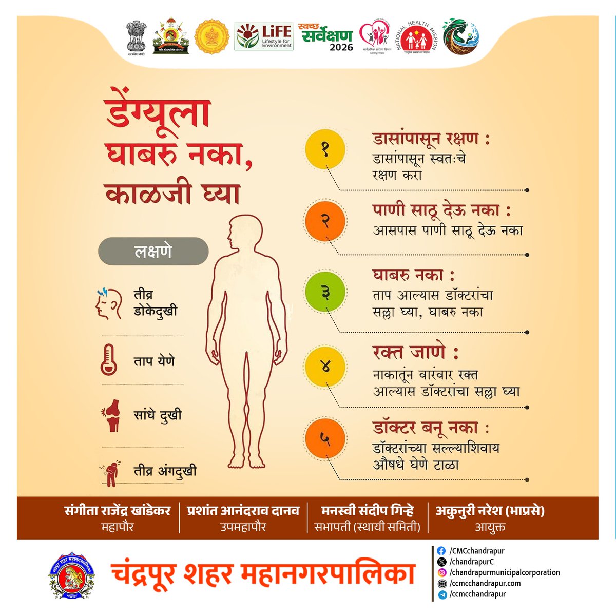 ChandrapurC's tweet photo. डेंग्युला आळा घालूया, सर्वत्र जागरूकता पसरवूया...!
#malaria #dengue #mosquito #health #mosquitoes #pestcontrol #mosquitobites #endmalaria #mosquitorepellent #mosquitokiller #medicine #mosquitocontrol #virus #defeatmalaria #malariaprevention #staysafe #rainyseason #CCMC #CMC https://t.co/sldTmyVs0p