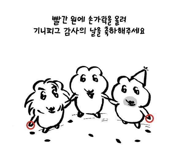 kkuichyu's tweet photo. 기니피그 감사의 날 https://t.co/s3jpqbLJW2