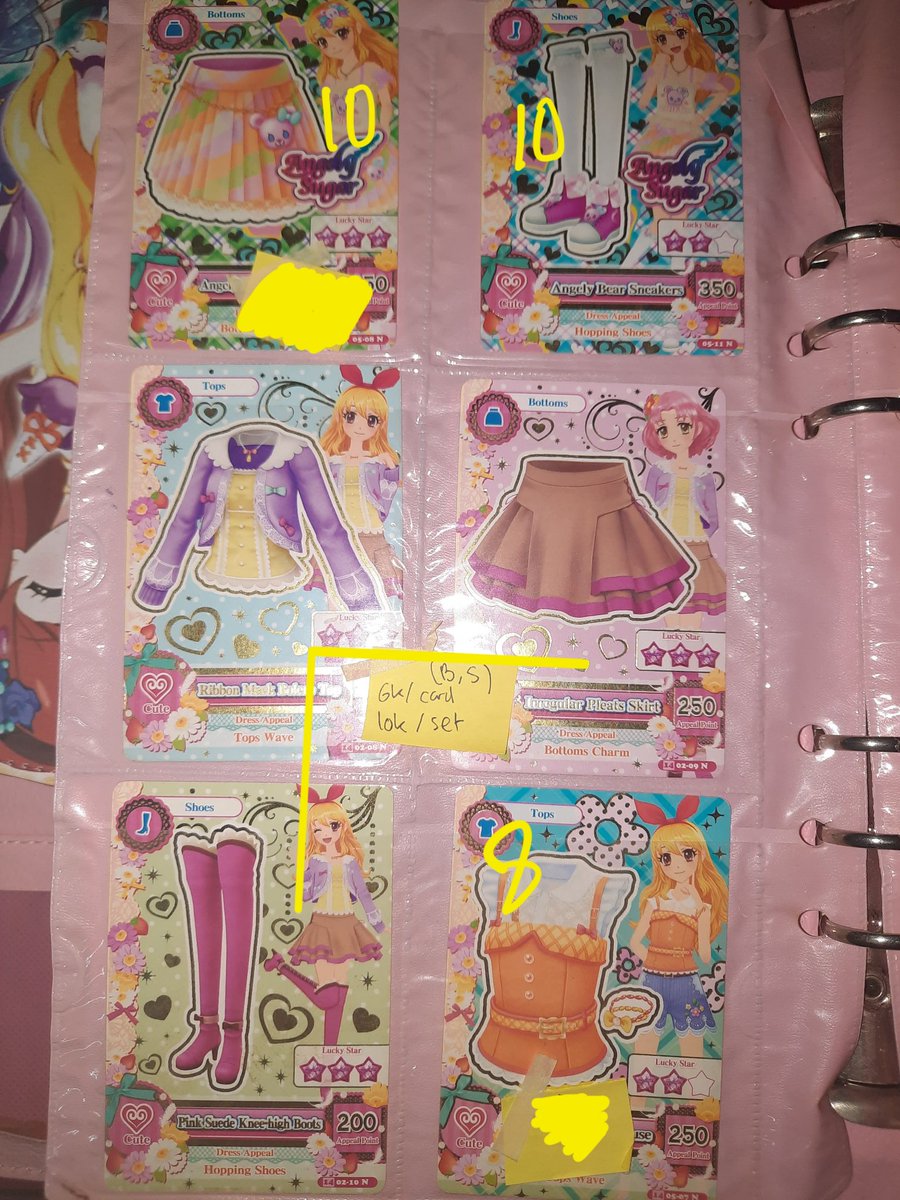 pinkmatchei's tweet photo. #wts kartu aikatsu ori cute type, premium, cp, rare, normal cards. Ichigo, sakura, maria.
⚠️⚠️ Baca slide pertama di atas ya for more information 🙏
Beli 7 kartu, gratis biaya packing.
#warungaikatsu https://t.co/zlSyDDGWYi