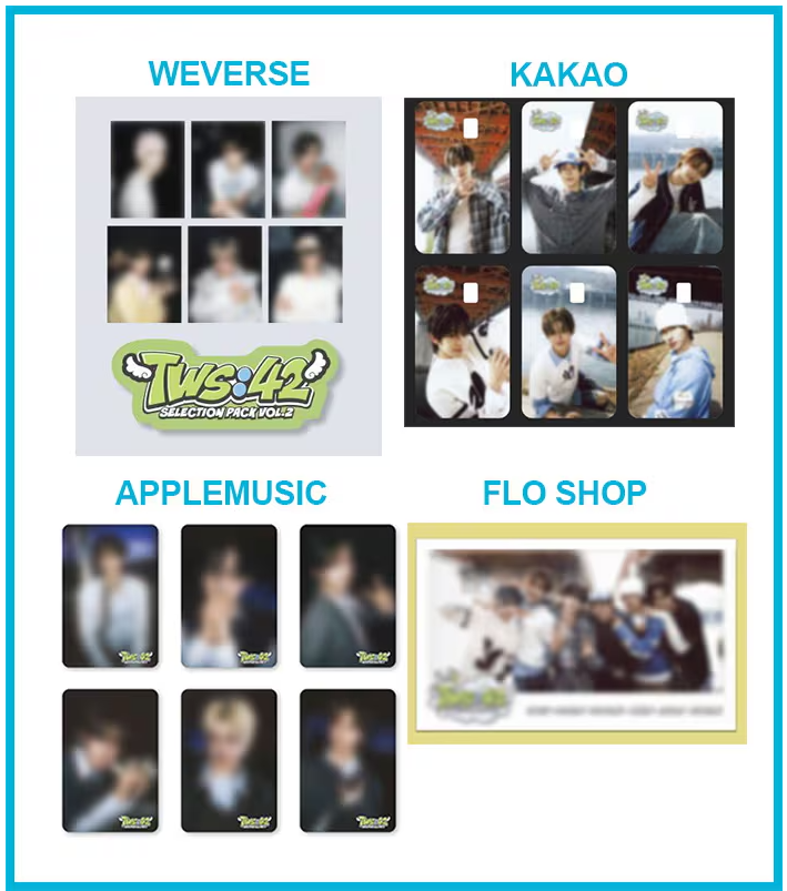 📢NEW ITEM 🎶ONLINE特典+ TWS : 42 Selection Pack Vol.2 公式グッズ
