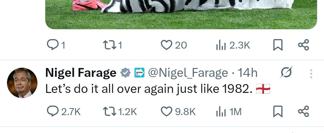 HaroldVolt86601's tweet photo. @Nigel_Farage Disgusted, you say? https://t.co/jg09zsEzbV