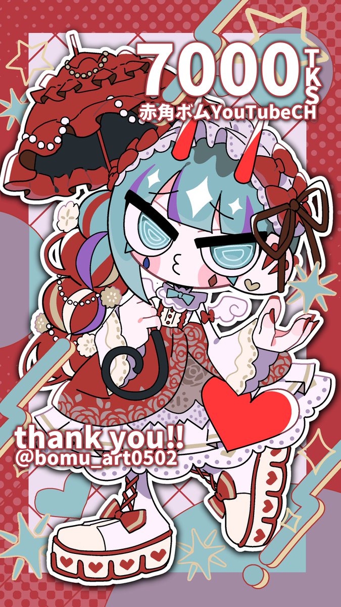 bomu_art0502's tweet photo. 🌸YouTube登録者数7000人を達成できました🌸

引き続きお絵描きを楽しんでまいります🎨 https://t.co/9CVqPUUiRm