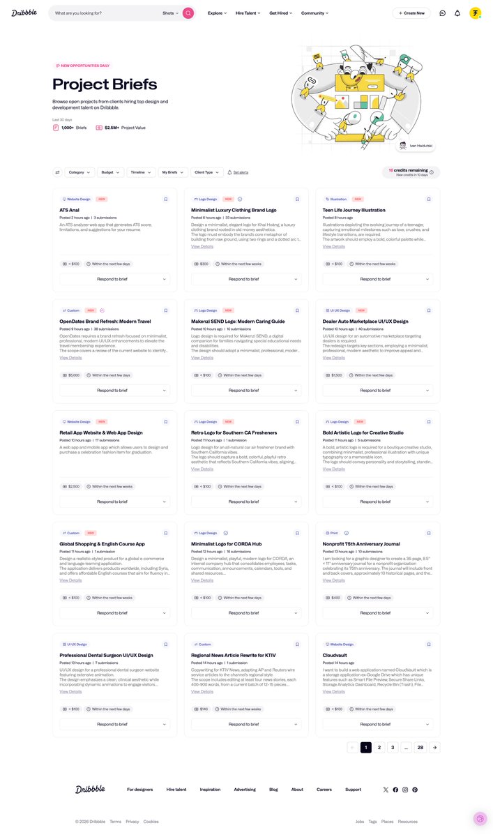 TurgayMutlay's tweet photo. - Fake accounts.
- Fake job posts.
- Telegram redirects.

The same pattern over and over again on Dribbble Projects.

As a paying Pro member, I'm losing confidence in the platform.

@dribbble, when are you going to take action against these scams? https://t.co/42sPmrJTRI