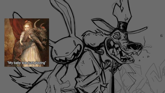 inkotal_'s tweet photo. Sneak Peak cuz we're back to doing the sam and max as memes series 💥💥💥 https://t.co/LxrgQG9eCT