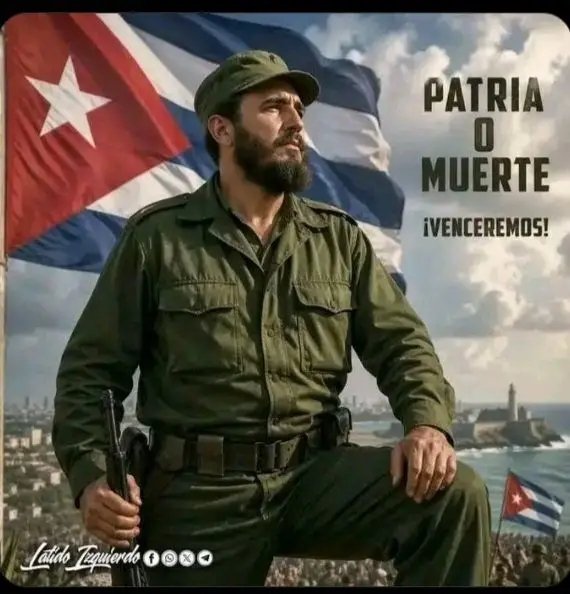 Ediangarcia88's tweet photo. #FidelPorSiempre. La mejor forma de honrar a nuestro Comandante es mantener viva nuestra Revolución y ser fieles a la Patria Socialista. #CubaEstáFirme #CubaVencerá #100AñosConFidel https://t.co/WiN5GLRWOj