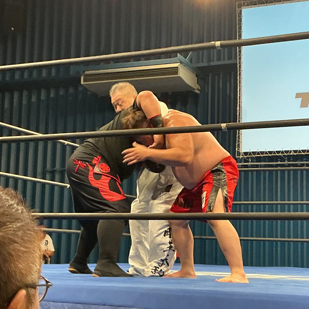 アキラマン　様　確認専用です。 特別試合 プロレスリングタッグマッチ 乱入した定アキラ選手と将軍岡本