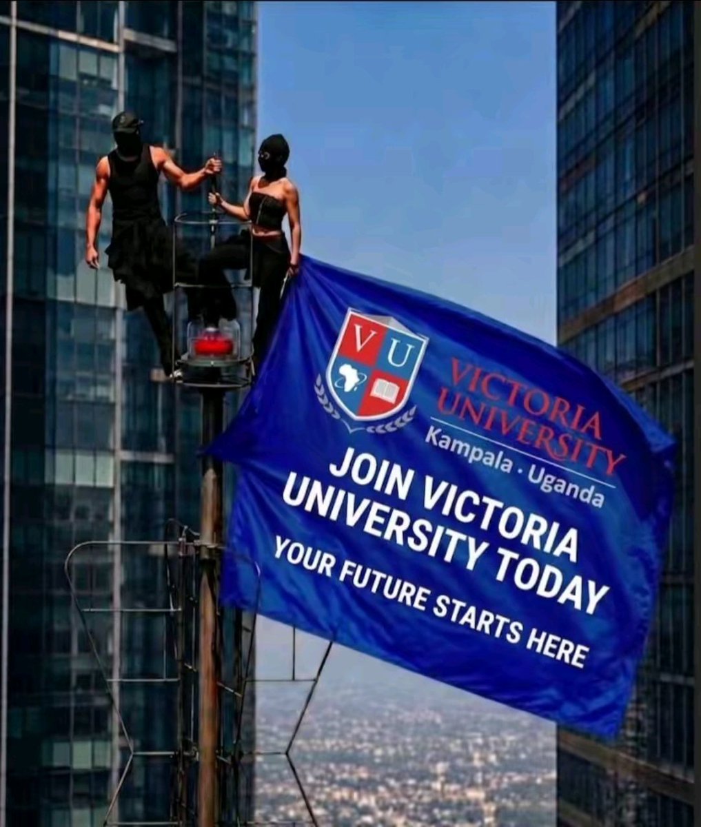 vu_namsa's tweet photo. They climbed this high just to let you know that applications for the July Intake are still open at @VUKampala 🎓
Don't miss out !! https://t.co/B17gawWXOK