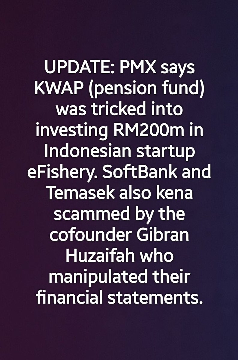 riz_esp's tweet photo. Perdana Menteri Anwar Ibrahim patut minta Menteri Kewangan Anwar Ibrahim siasat perkara ini https://t.co/9DZR5Luz2J