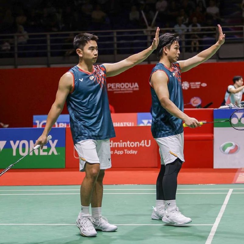craigansibin's tweet photo. Tiga wakil 🇲🇾🏸 esok 🥹
Level Super 750

Goh Sze Fei / Nur Izzuddin
Aaron Tai / Kang Khai Xing
Jimmy Wong / Cheng Su Yin

I am good. I am grateful 🙏.

#JapanOpen2026 https://t.co/kkvRhSwcAy
