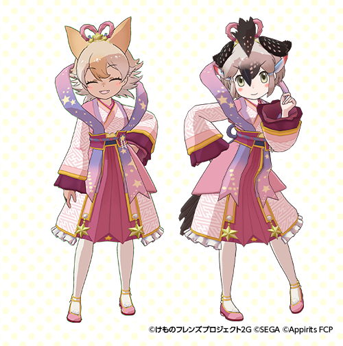 kemono_friends3's tweet photo. ＼おしゃれメダル交換所／

『おしゃれメダル交換所』ラインナップ更新！

コヨーテ、Ｇ・ロードランナーの「織姫衣装」シリーズの着替えが登場！
おしゃれメダル10枚で各着替えと交換できます♪

#けもフレ３ #けものフレンズ https://t.co/uF0MuX3Jgu