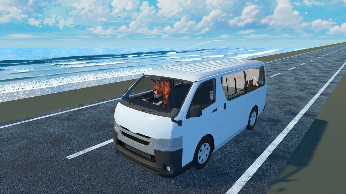 vr_Maple_K's tweet photo. 海岸線を走る車内でゴロゴロ出来るワールドを作りました。流れる車窓をお楽しみください
ワールド名が仰々しいですがただの雰囲気です。
ワールドリンクはリプライにあります(PCOnly)
ワールド名:夏からの帰還 - Return from Summer
#VRChat_world紹介 #VRChat https://t.co/jirBlCSLj9