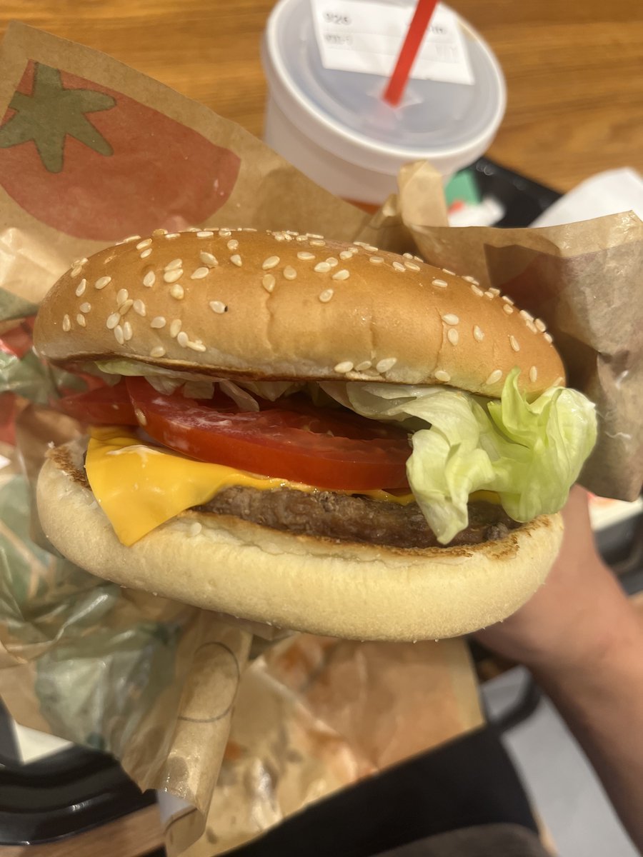scotch_tkhs's tweet photo. 人生で初めてバーキン食ったけど美味いしボリュームあって最高やな https://t.co/ZZShnyHvKb