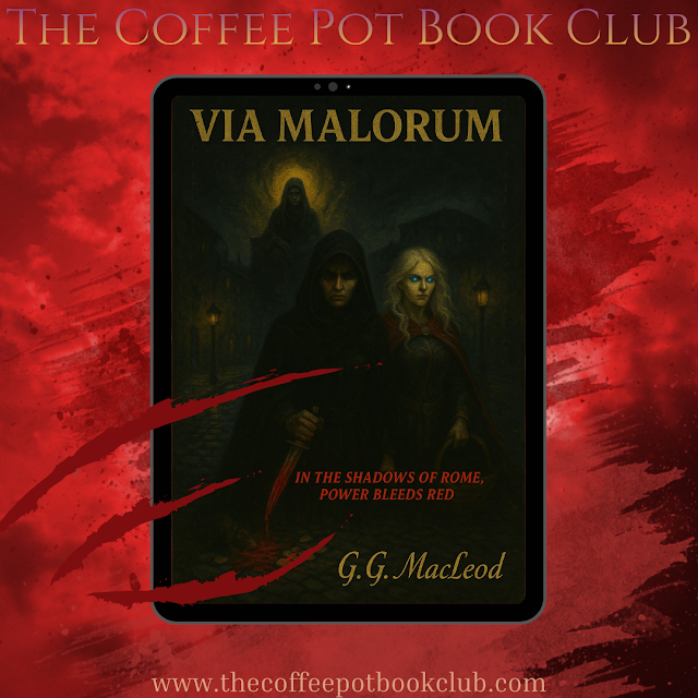 CaigJamie's tweet photo. On tour with The Coffee Pot Book Club: Via Malorum by G.G. MacLeod.
https://t.co/azjQculVYC
#ViaMalorum #GGMacLeod #AncientRome #Agrippina #Messalina #DarkRomantasy #HistoricalFiction #PsychThriller #Giallo #BlogTour #ReaderReach
@cathiedunn @GGMacLeod1 https://t.co/lB3kuHW6AO