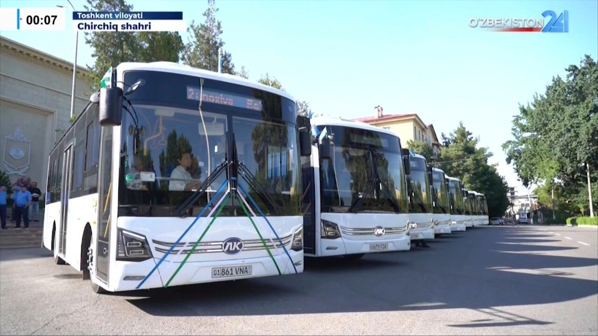 BusChina41900's tweet photo. A batch of Ankai E90 city buses has officially been put into operation on three core routes in Chirchik, Uzbekistan, recently. https://t.co/j6pOVcrjRu