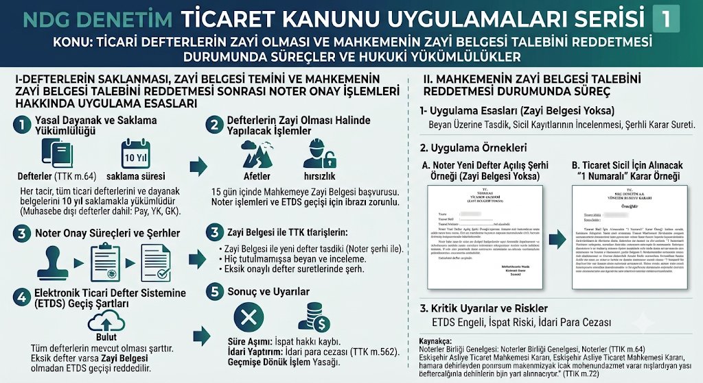 GlobalNdg's tweet photo. TİCARİ DEFTERLERİN ZAYİ OLMASI VE MAHKEMENİN ZAYİ BELGESİ TALEBİNİ REDDETMESİ DURUMUNDA SÜREÇLER VE İLİŞKİN HUKUKİ YÜKÜMLÜLÜKLER https://t.co/b47ZM4cr9W