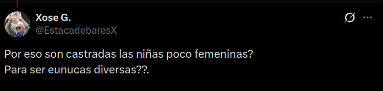 MPinobernardo's tweet photo. Nos ha dejado @EstacadebaresX, compañera de @feministes_cat. Muchos la habréis leído. Genio y figura del TwitTERF feminista. Siempre me encantó lo mordaz, implacable, irónica y salvaje que era. Para muestra, un botón de hace apenas unos días. Te echaremos mucho de menos, Xose💜 https://t.co/z6V2529aPJ