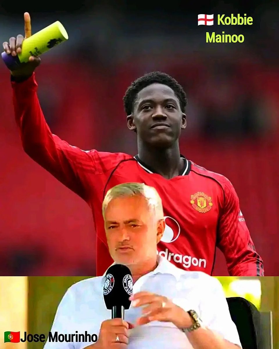 GBUnitedx's tweet photo. 🚨Jose Mourinho🇵🇹 on Kobbie Mainoo 🏴󠁧󠁢󠁥󠁮󠁧󠁿 not playing for England at the World Cup 🤔

🗣️🎙️"Thomas Tuchel will sleep today and regret not bringing in Kobbie Mainoo against Argentina, He [Mainoo] Is a clutch player and that's why you need him"

"Nobody is saying Kobbie has to start every game, but at some point you have to explain why he was called up if you can't give him minutes"

"This is the type of game where Kobbie Mainoo comes out of Nowhere and scores when no one is expecting"

"You don’t take a player like Kobbie Mainoo to the World Cup just to improve the standard of the training sessions.”

I personally think Tuchel should not have called Kobbie Mainoo because players who weren't called , were enjoying their holidays rather than training and sitting on the bench in all games 😭

What's your take on this matter🤔??
#MUFC #manchesterunited #ManUtd #GGMU #football