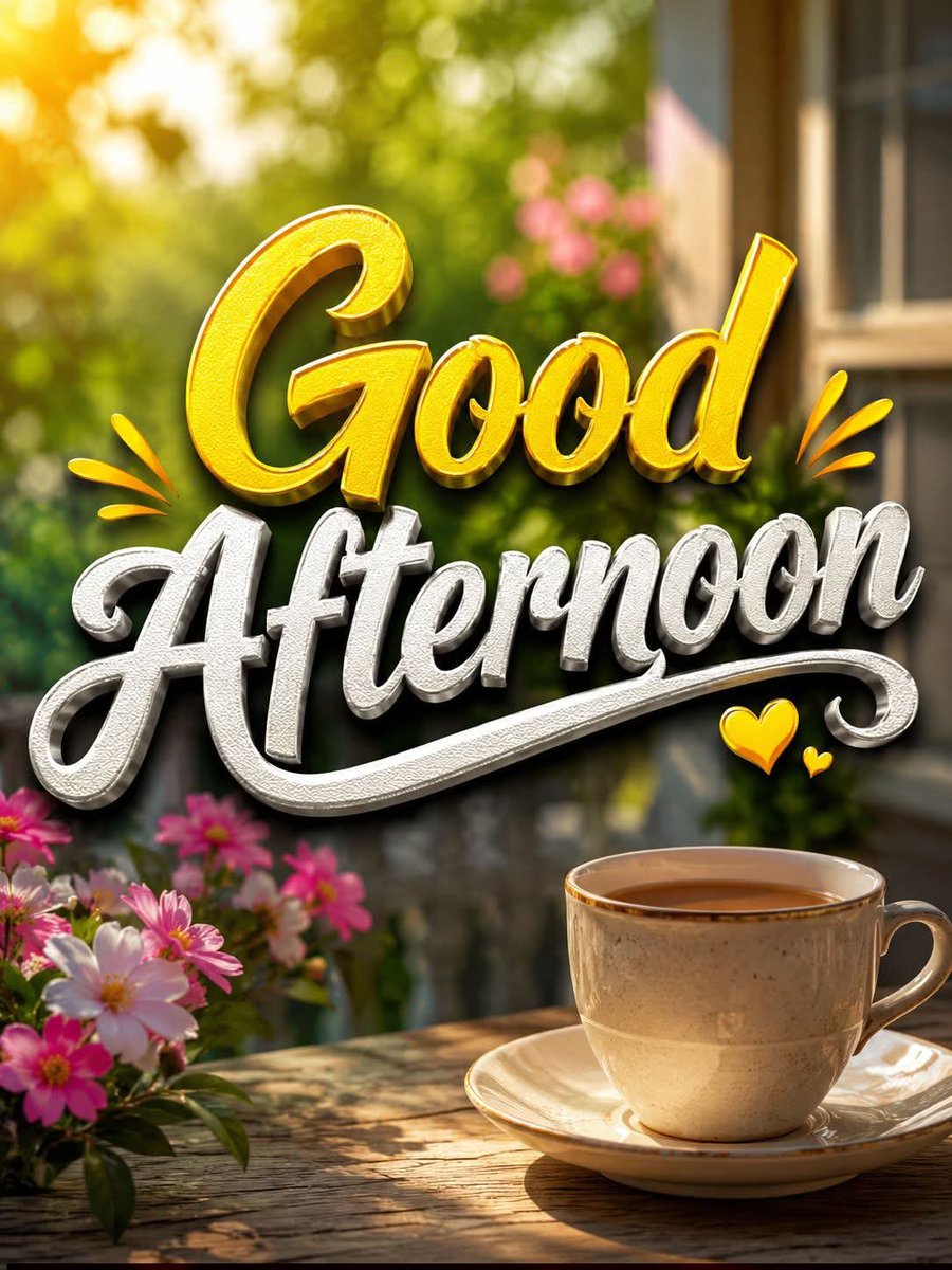 Laraib_Fatiima's tweet photo. 🌞 Good Afternoon! Wishing You a Beautiful and Blessed Day 💛
#GoodAfternoon #AfternoonVibes #HaveANiceDay #PositiveVibes #StayHappy #BeautifulDay #SmileMore #Blessed #DailyGreetings #NatureLovers #GoodDay #PeacefulMoments #LoveAndLight #TrendingPost https://t.co/0fkidfNyZO