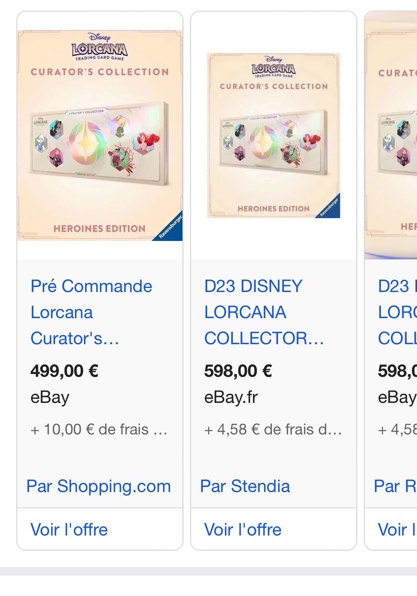 Reselltqdp's tweet photo. De nombreuses reventes est actuellement affiché les gens vont s’arracher 💶

Le 17 juillet à Disney Paris vente à 9h en boutique ‼️

#lorcana #paris #disney https://t.co/amKUM8kFWi