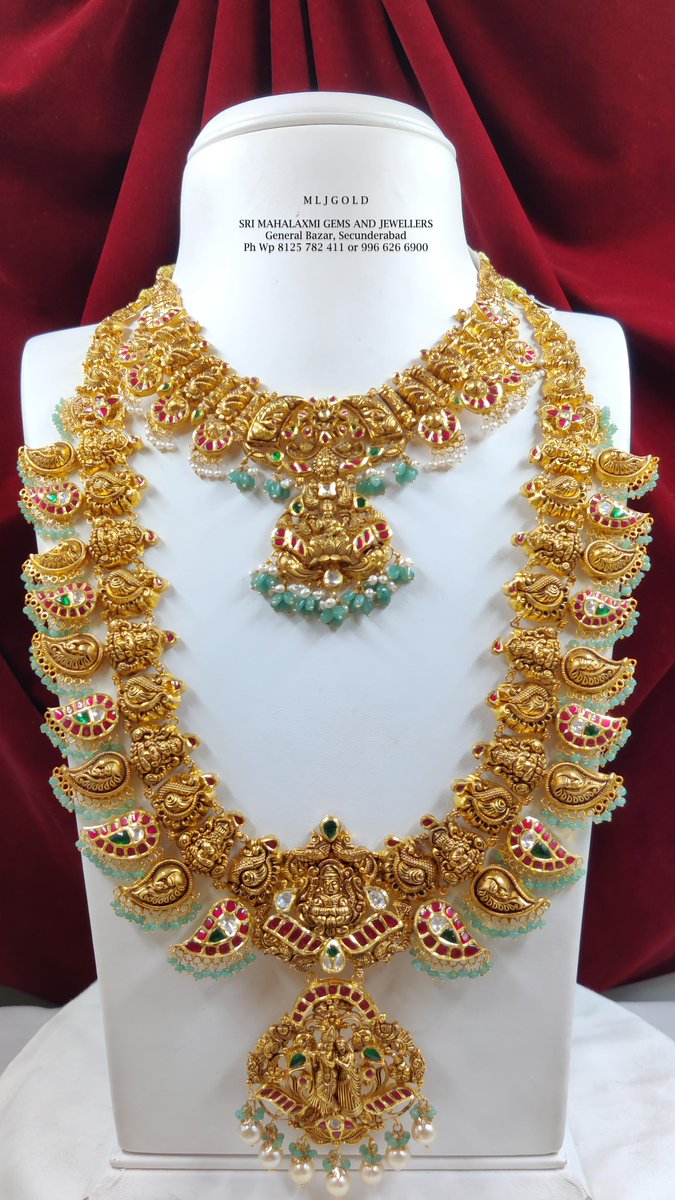 mljgold's tweet photo. Beautiful Mango Haram With Nakshi Bottu Necklace 

Call or connect on 996 
626 6900 or 990 990 3063
video call for designs 

Our Showroom
3-2-95 to 97,
General Bazar Main Road,
Secunderabad, Hyd -3.

https://t.co/XIc4oTPhbu
https://t.co/0JtPEBvX3t
https://t.co/eVJc85ORCh https://t.co/zZBFmW2LdZ