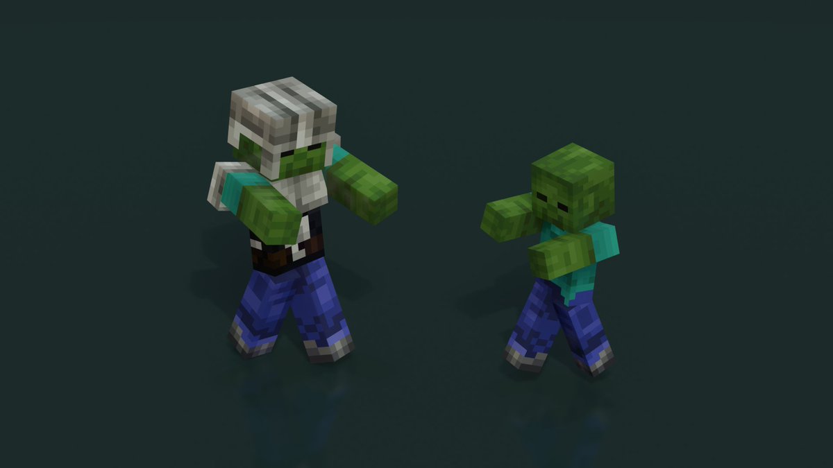 Dungeons13SW's tweet photo. The armoured zombie!
Larger than the normal zombie, these usually hold weapons like daggers when fighting to deal more damage. These can be deadly in swarms!
We're looking for more talented, voluntary devs on this mod, DMs are always open!
#blockbench #minecraftdungeons #mod https://t.co/9epFaXTKDy