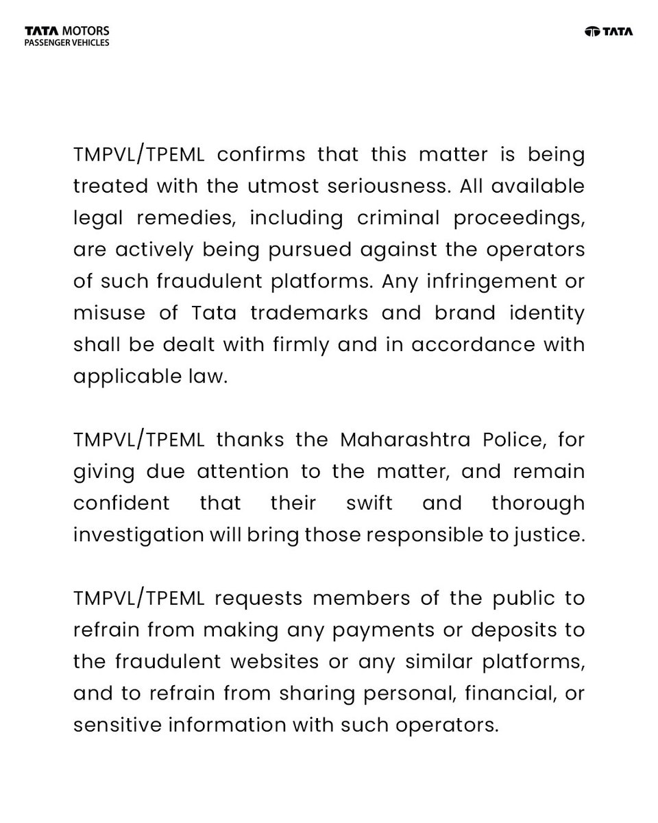 Tata Motors Cars tweet media