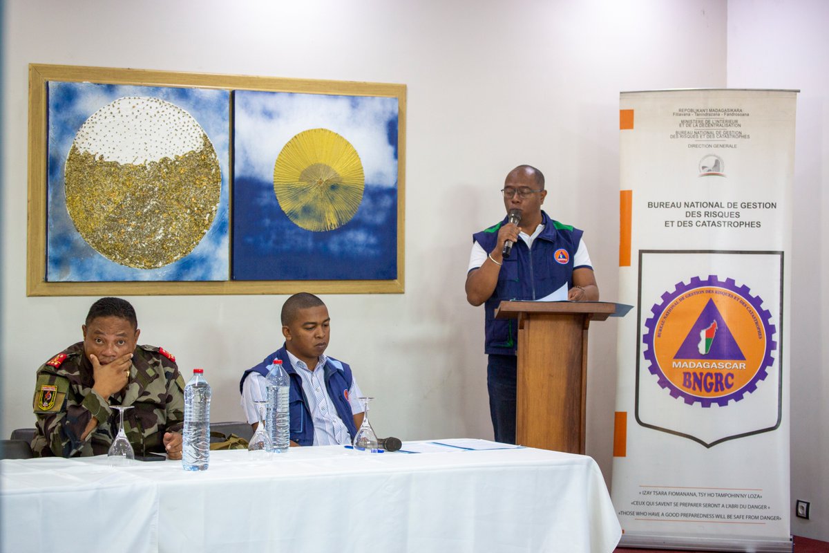 PNUD_Madagascar's tweet photo. Madagascar 🇲🇬est en train de finaliser son rapport Post-Disaster Needs Assessment #PDNA sur #Gezani
 
 Présentation ce jour à Toamasina par le #BNGRC et la #CPGU avec @UE_Madagascar @WB_Madagascar @UNMadagascar  @pnudfr 
#PDNA #Madagascar https://t.co/5Hqk2t5ni2