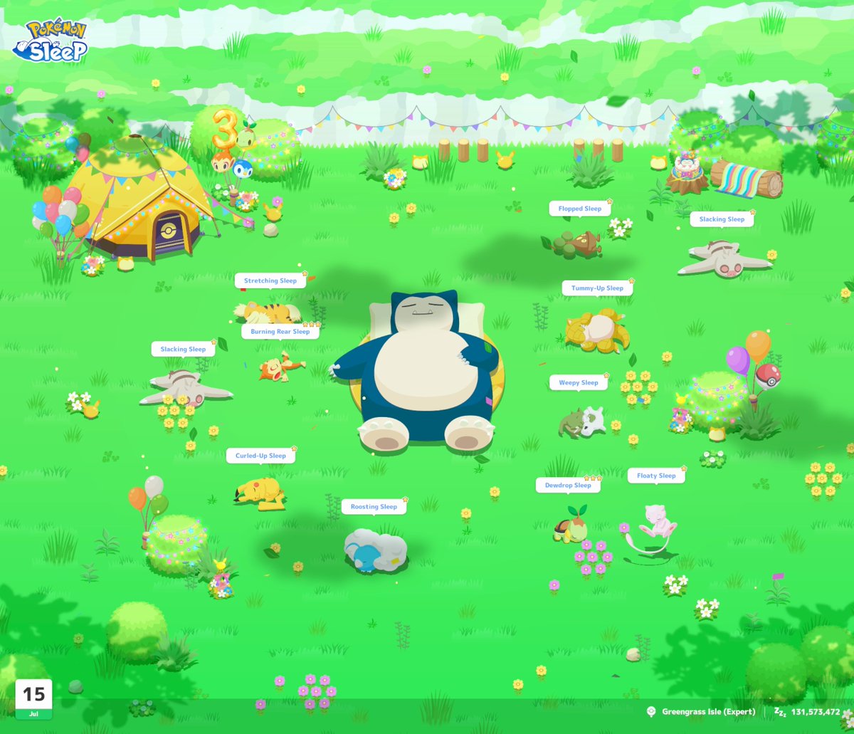 LunkNoThunk's tweet photo. Good last day of the New Moon! 2 Shinies (Cubone and Growlithe) that I didn't have before, and the Mew was hungry, giving me BFS on it! Might try to pivot it into Berry Burst or Extra Helpful now. #PokemonSleep3rd https://t.co/9ya8tt9jEM