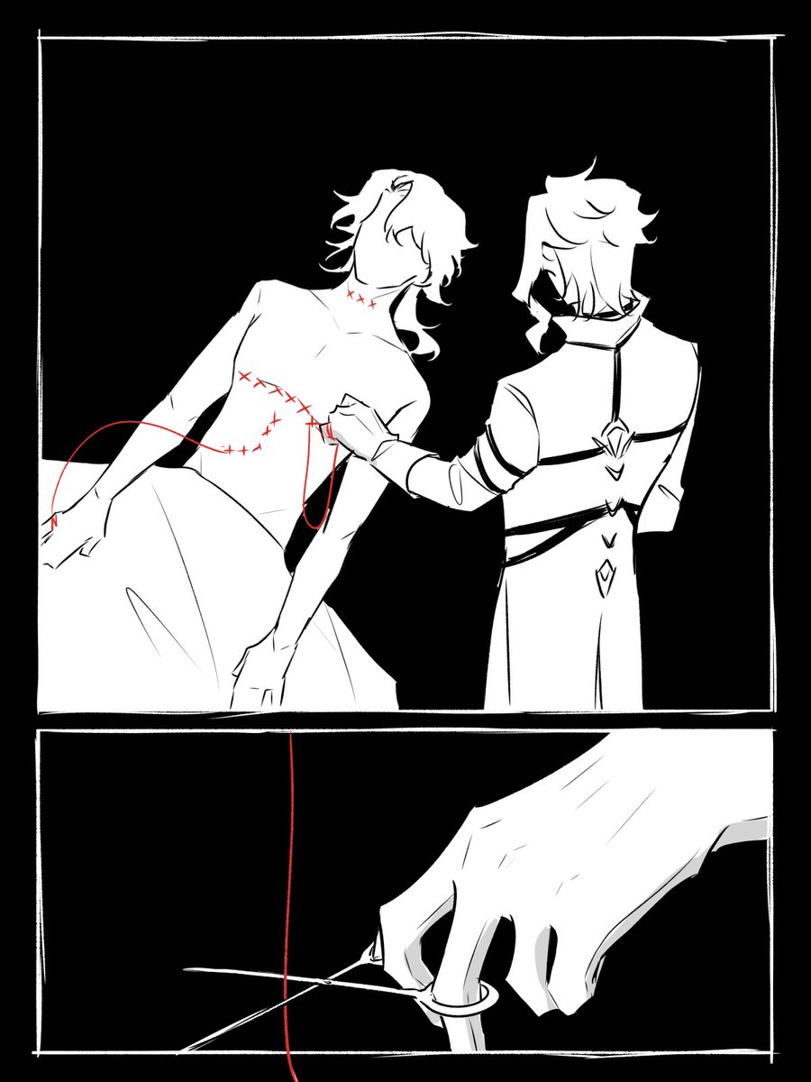 _AzureMei_'s tweet photo. #Dottolone
Red string of fate https://t.co/OWbeuaGytY
