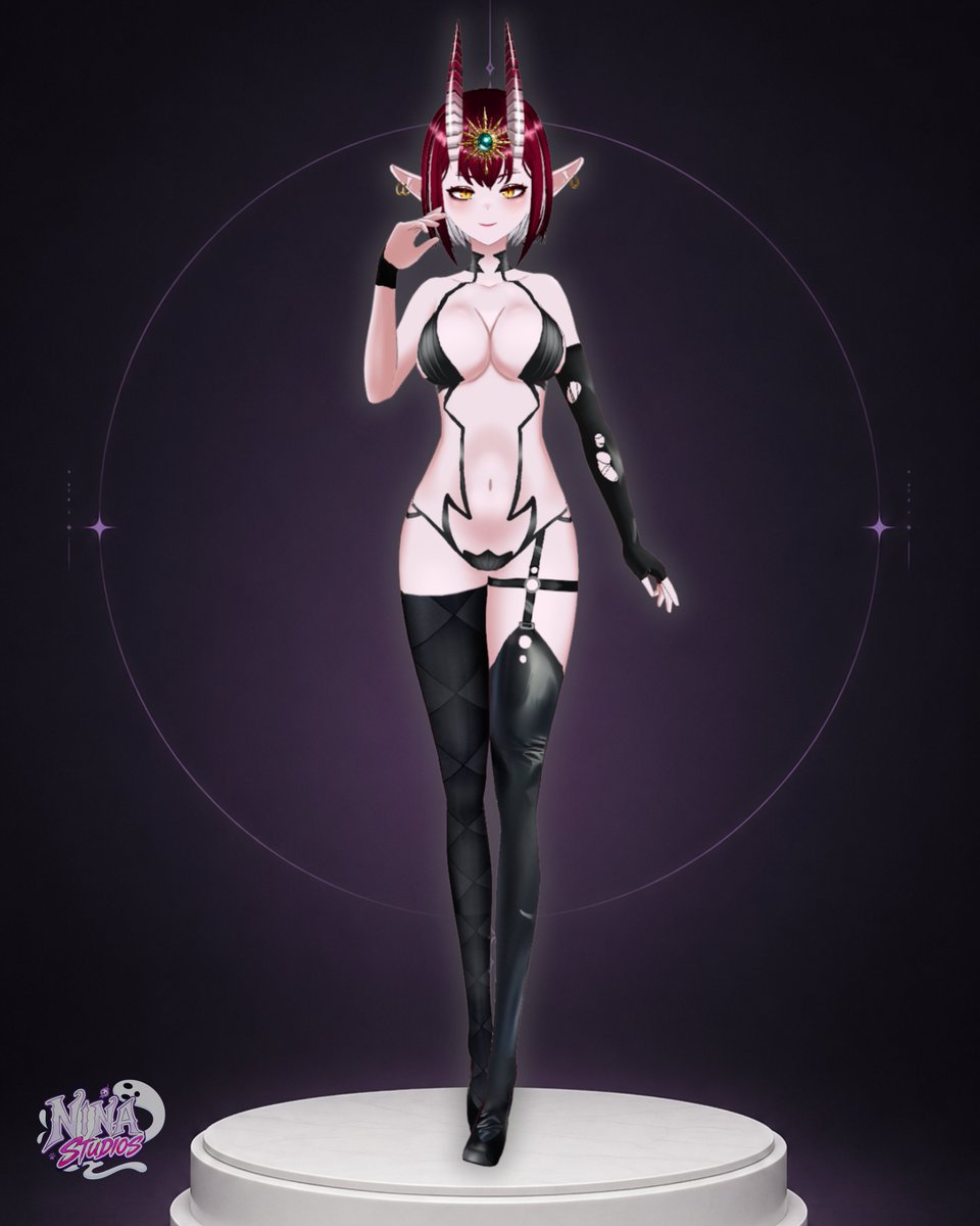NinaVstudios's tweet photo. another girl joins the NinaStudios family 👻

深淵の魔妃 ─ Reika  

#VRChat #VRoid #BOOTH_PM https://t.co/yechrNeYip