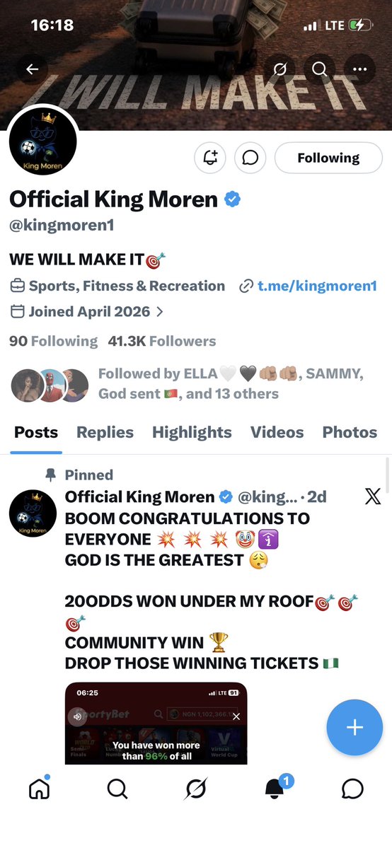ThugBrainBox's tweet photo. @isthaths @kingmoren1 Done ✅ boss I pray I get lucky today 🥹❤️ OPay 9078442067 https://t.co/UsIPMmQPZX