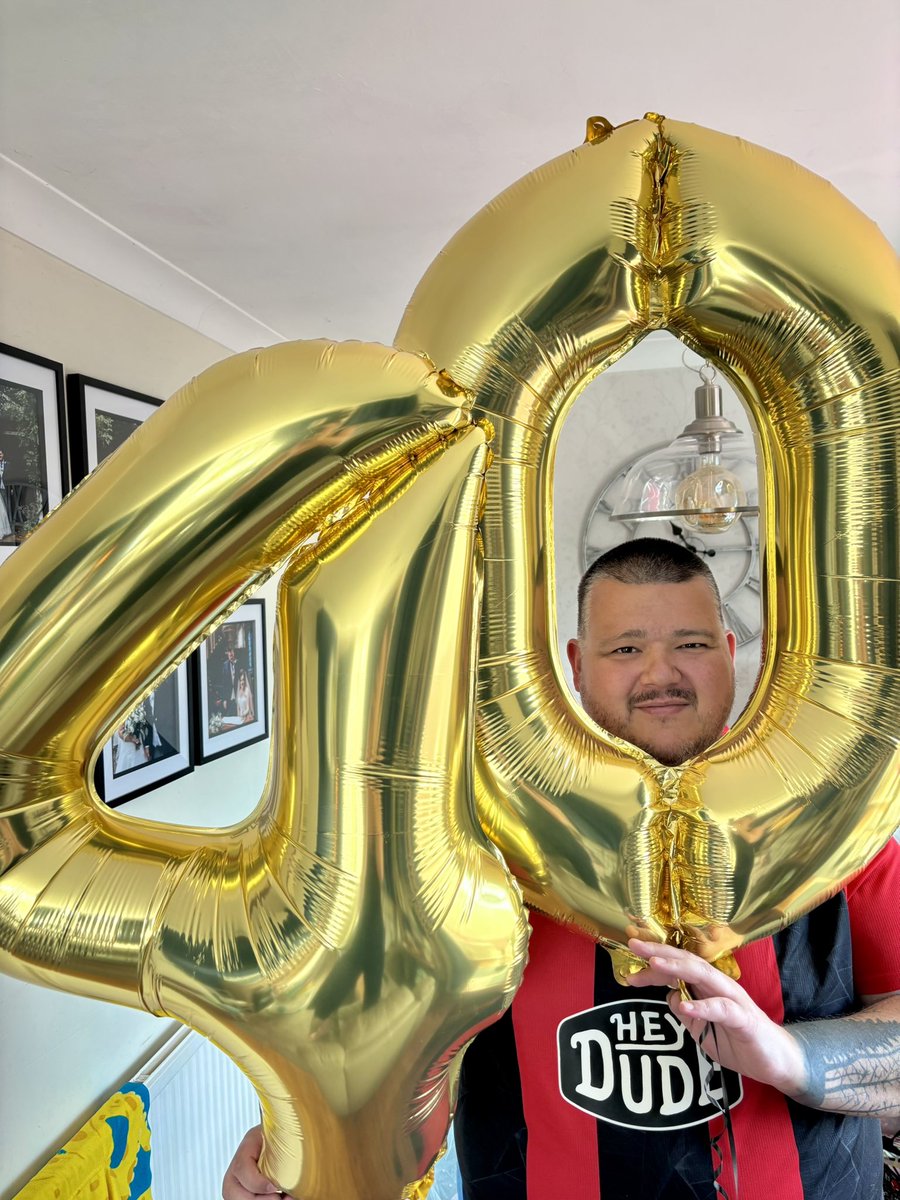 When your wife understands the mission on your 40th birthday