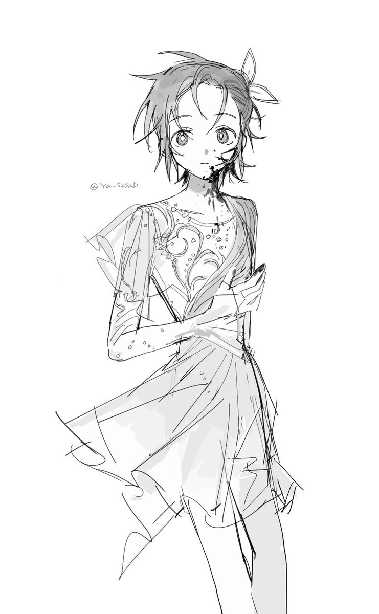 Ya_52sab's tweet photo. ⚠️流血/怪我表現あり絵
一枚目inrさん少し成長if https://t.co/L20YqvBt2F