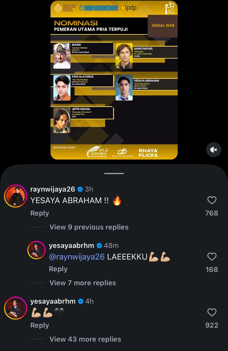 blueyy323's tweet photo. akh lucu sekali yesaya rayn dan bcw boys saling support like komen postingan ffb 😭🤏🏻 https://t.co/CSZnuytH1r