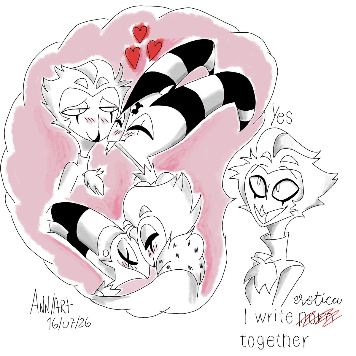 21Ann_Art's tweet photo. Final product + the sketch
I don’t expect to win but I’m doing this for the fun of it
#HBBookReport #HelluvaBoss #HelluvaBossfanart #HB #Stolas #HelluvaBossStolas #bookreport #Fanart #helluvabossshort https://t.co/MYgktnD8V8