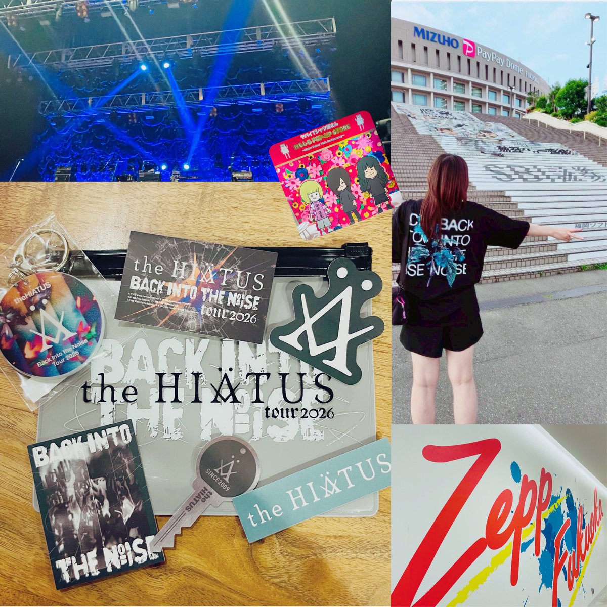 R0ck10ve's tweet photo. 時差投稿wそろそろ現実がしんどいのでw
ハイエイタス福岡最高っした!!かっこいい可愛い上手い楽しい心地良いエモい泣ける、、全感情に浸れた。グッズも良きー!!
次回も絶対行きたい、、、
ついでにたまたま博多でヤバTのポップアップ見つけてテンションあがったw
 #TheHIATUS #ハイエイタス https://t.co/3qQvc3zPez
