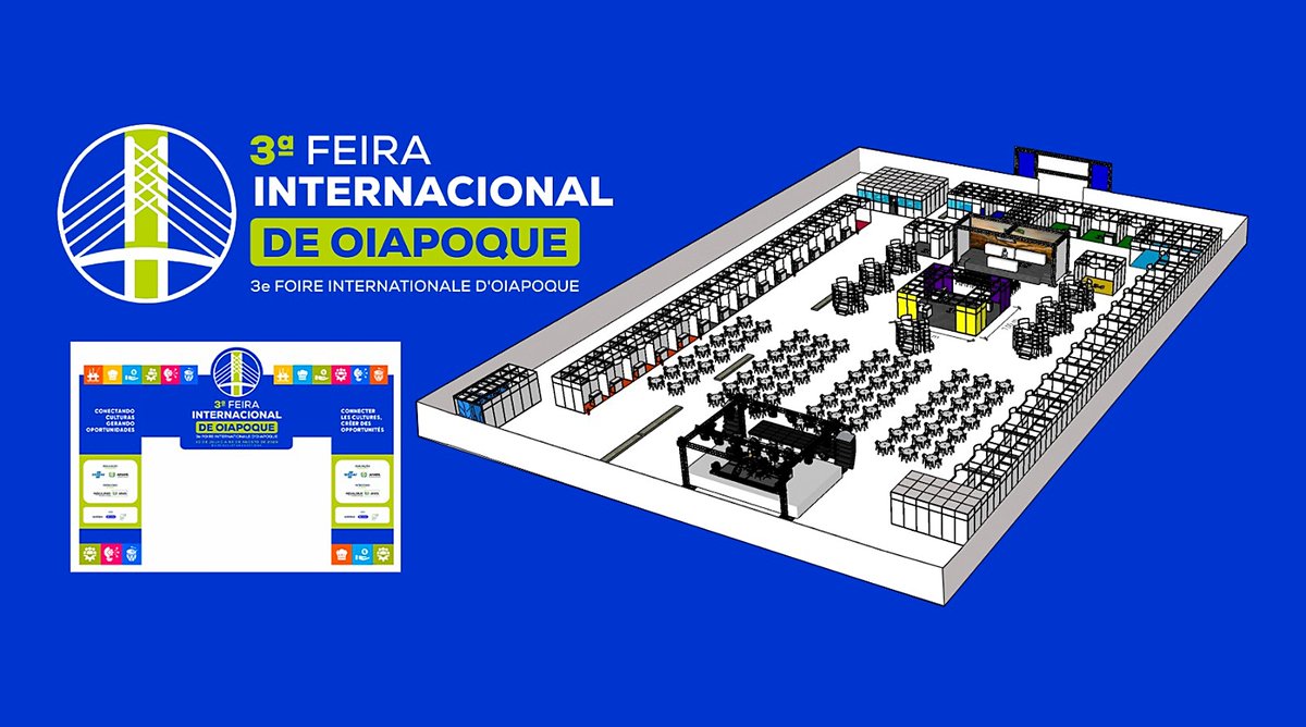 Sebraeap's tweet photo. 3ª Feira Internacional de Oiapoque conecta negócios do Amapá com Guiana Francesa, Platô das Guianas e Caribe - https://t.co/mTOk0o3AZE https://t.co/lgJkbWCHVW