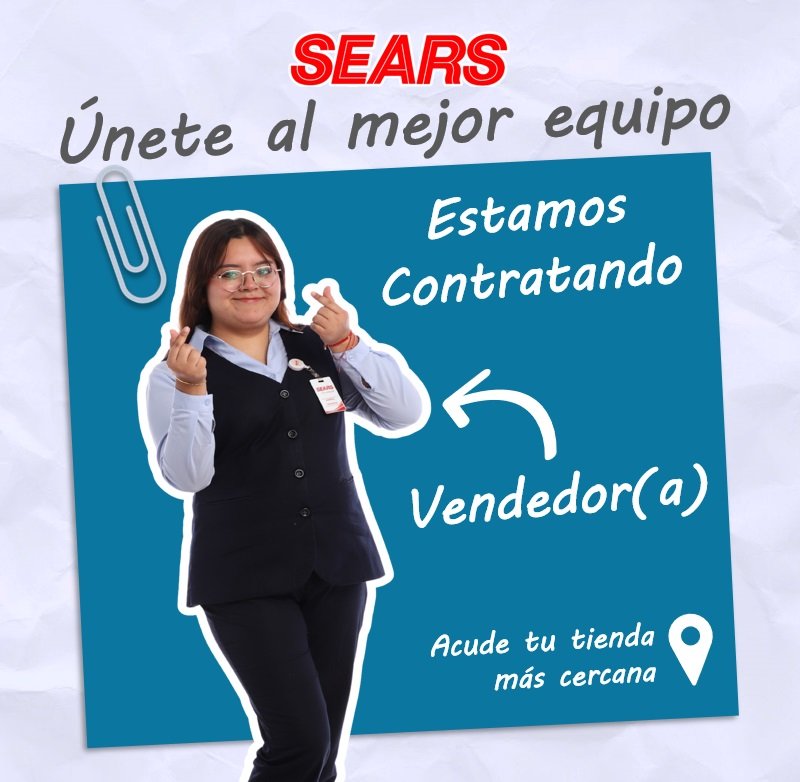 SearsRh211's tweet photo. En Sears Plaza Mayor estamos buscando talento. 📣
Visítanos en el área de Recursos Humanos y conoce nuestras vacantes, beneficios y oportunidades de crecimiento. Tu próximo empleo puede estar más cerca de lo que imaginas.
📍 Sears Plaza Mayor, León, Gto
#Empleo #LeónGTO #Vacantes https://t.co/9UkyLMtPIK