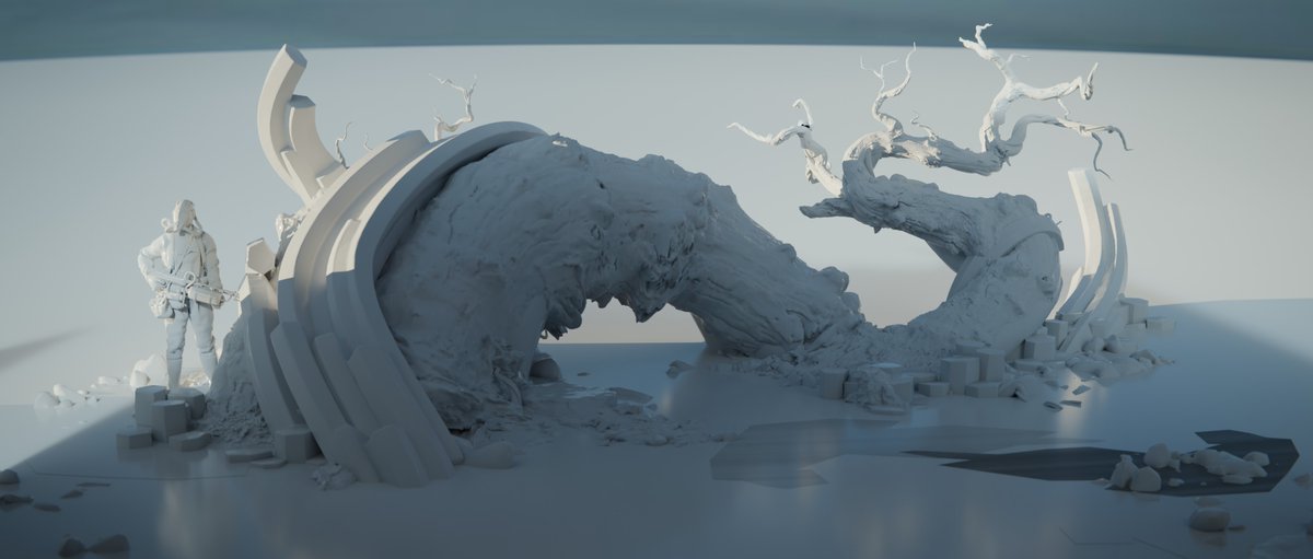 VaikNay's tweet photo. Clay vs Final - Synced Nano Trees #b3d https://t.co/n9GCGr4gpg