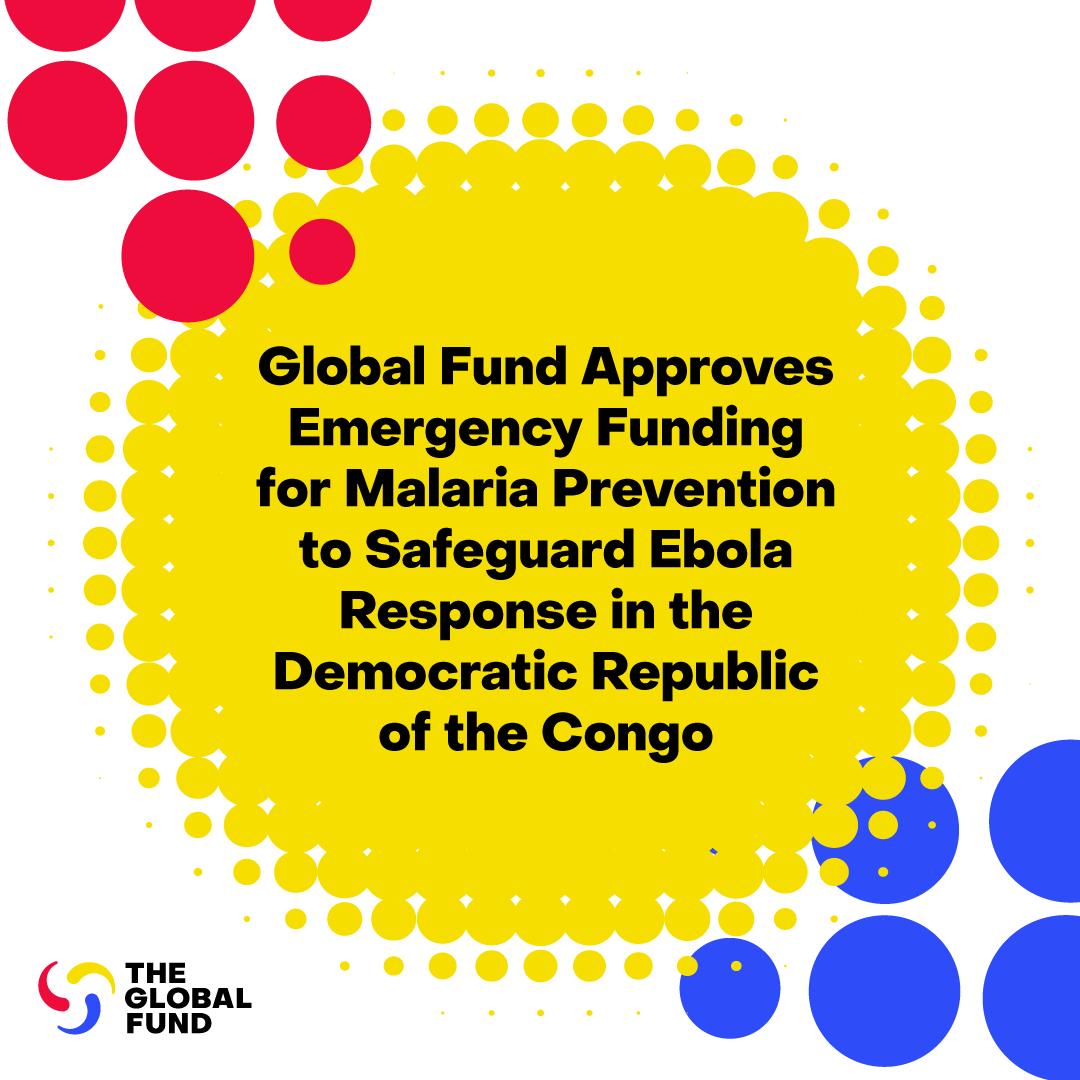 GlobalFund's tweet photo. The @GlobalFund has approved emergency funding to support an intensified malaria response in DRC to aid their Ebola response.  

“Reducing malaria cases helps health workers distinguish suspected Ebola cases more quickly, allowing scarce health resources to be focused on containing Ebola transmission.” Mark Edington, Head of Grant Management of the Global Fund  

https://t.co/BrJLWSyfSk