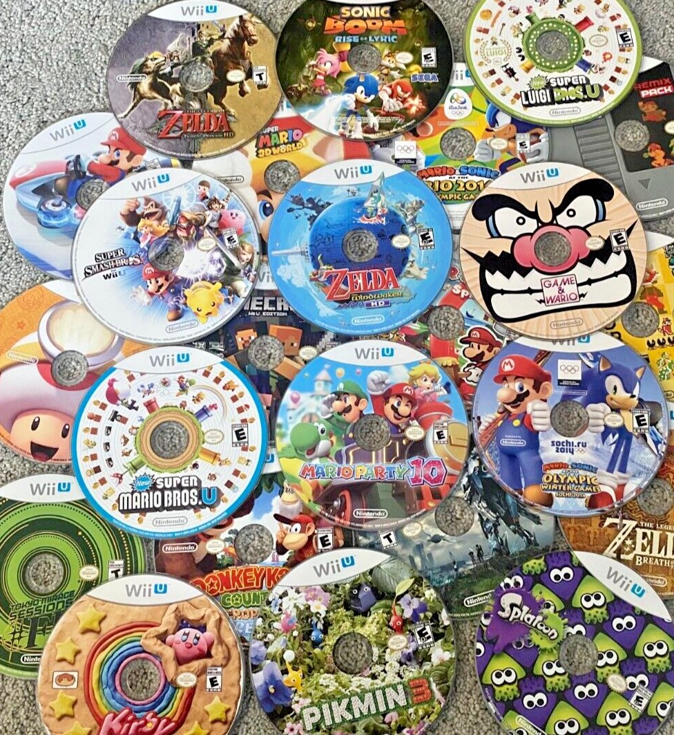 Nin10Nostalgia's tweet photo. 🚨What is the MOST BEAUTIFUL Wii U disc of all time?

#NintendoWiiU https://t.co/gvT9qcavgu