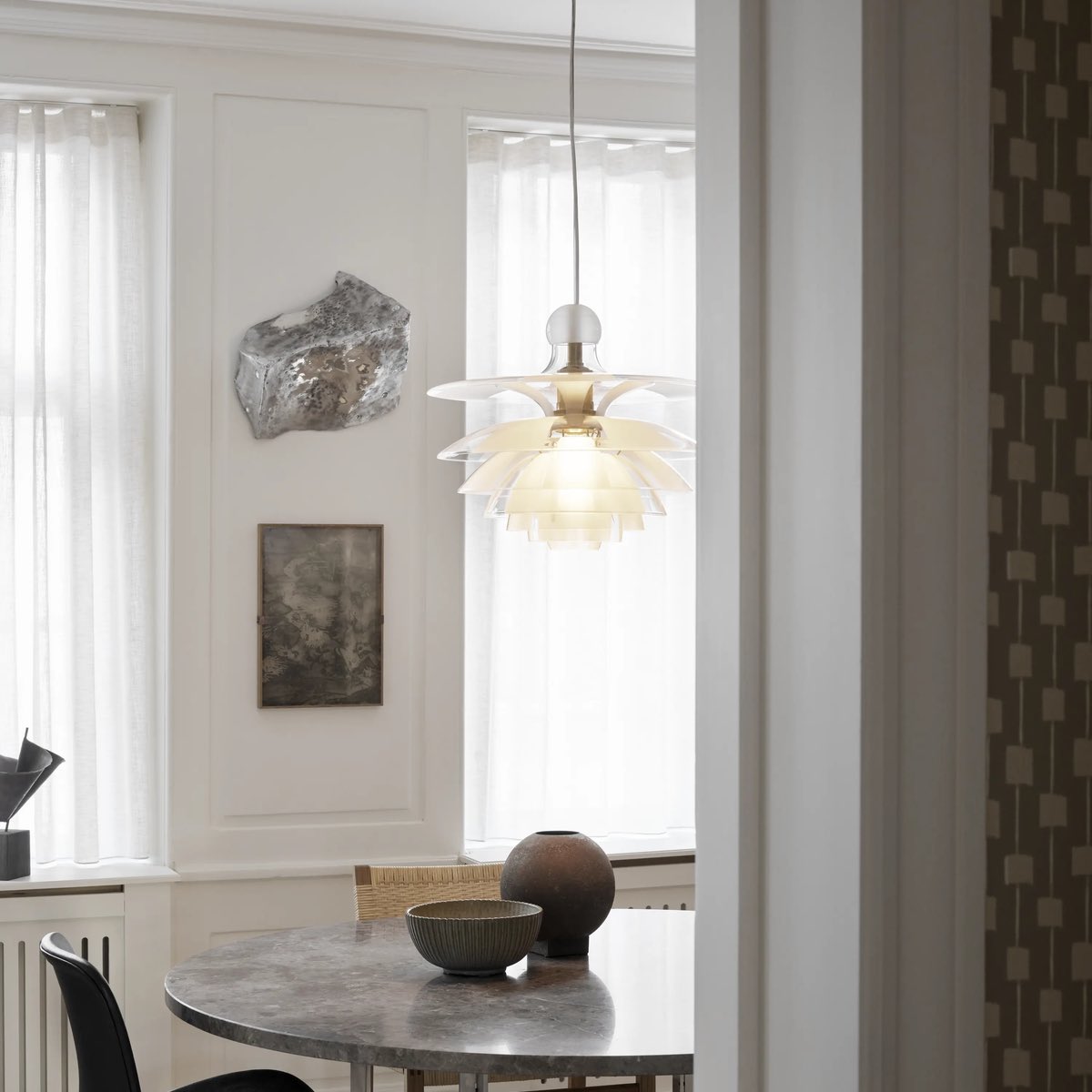 watertyped_'s tweet photo. Septima pendant by Poul Henningsen (1928) https://t.co/CvijnIgM6V